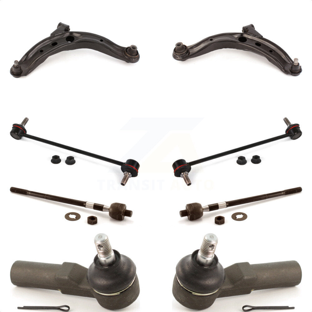 Front Suspension Control Arm And Ball Joint Assembly Steering Tie Rod End Stabilizer Bar Link Kit (8Pc) For Mazda MPV KTR-100384