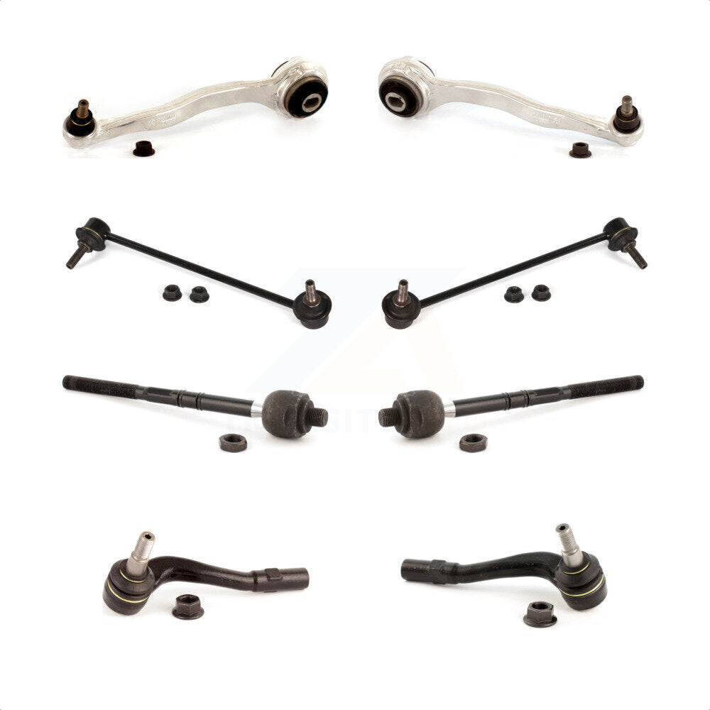 Front Suspension Control Arm And Ball Joint Assembly Steering Tie Rod End Stabilizer Bar Link Kit (8Pc) For Mercedes-Benz C230 C240 C320 CLK350 C280 CLK320 CLK500 C350 CLK550 CLK55 AMG C32 C55 KTR-100510