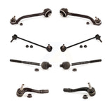 Front Suspension Control Arm And Ball Joint Assembly Steering Tie Rod End Stabilizer Bar Link Kit (8Pc) For Mercedes-Benz C230 C240 CLK350 C320 C280 CLK320 CLK500 CLK550 C350 CLK55 AMG C32 C55 KTR-100635
