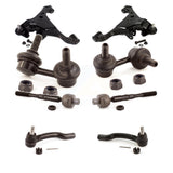 Front Suspension Control Arm And Ball Joint Assembly Steering Tie Rod End Stabilizer Bar Link Kit (8Pc) For Nissan Frontier Pathfinder Xterra KTR-101681