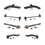 Front Suspension Control Arm And Ball Joint Assembly Steering Tie Rod End Stabilizer Bar Link Kit (8Pc) For Nissan Versa Cube KTR-100549