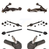 Front Suspension Control Arm And Ball Joint Assembly Steering Tie Rod End Stabilizer Bar Link Kit (8Pc) For Ram 1500 Classic KTR-101716