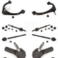 Front Suspension Control Arm And Ball Joint Assembly Steering Tie Rod End Stabilizer Bar Link Kit (8Pc) For Ram 1500 Classic KTR-101720