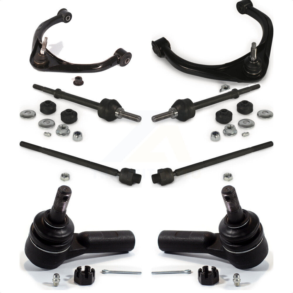 Front Suspension Control Arm And Ball Joint Assembly Steering Tie Rod End Stabilizer Bar Link Kit (8Pc) For Ram 1500 Dodge 4WD K72-100113
