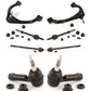 Front Suspension Control Arm And Ball Joint Assembly Steering Tie Rod End Stabilizer Bar Link Kit (8Pc) For Ram 1500 Dodge 4WD KTR-100338
