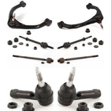 Front Suspension Control Arm And Ball Joint Assembly Steering Tie Rod End Stabilizer Bar Link Kit (8Pc) For Ram 1500 Dodge 4WD KTR-100338