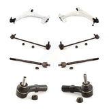 Front Suspension Control Arm And Ball Joint Assembly Steering Tie Rod End Stabilizer Bar Link Kit (8Pc) For Volkswagen CC Passat Tiguan KTR-100552