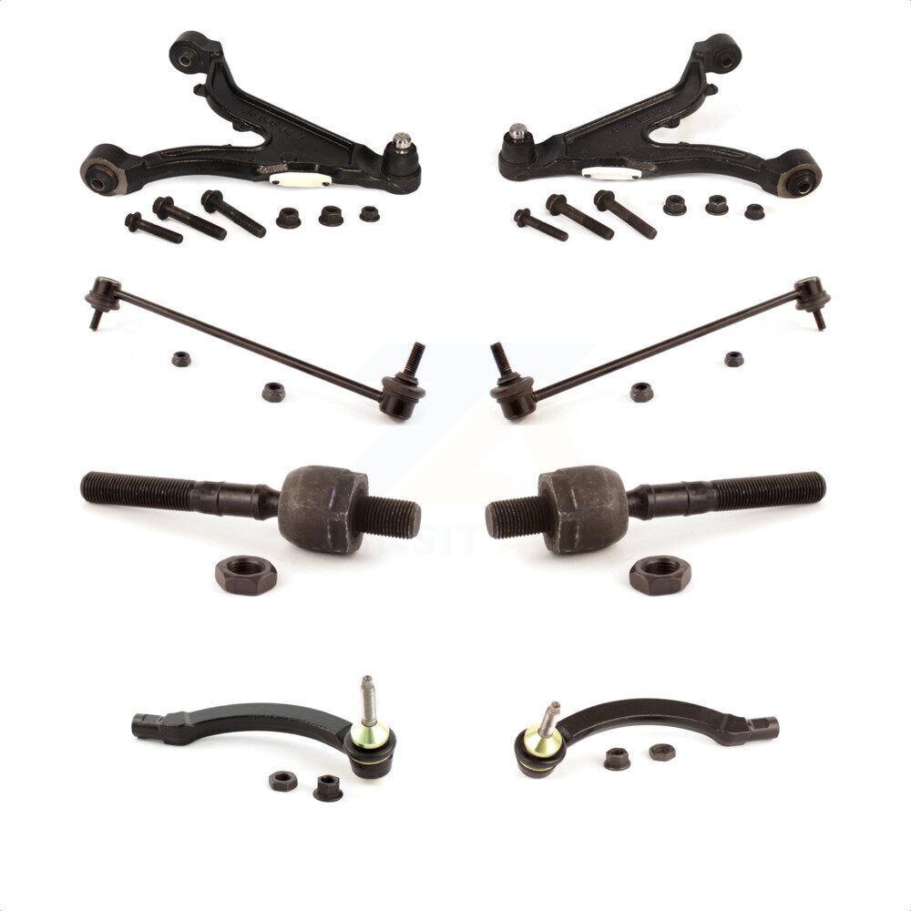 Front Suspension Control Arm And Ball Joint Assembly Steering Tie Rod End Stabilizer Bar Link Kit (8Pc) For Volvo V70 KTR-100538
