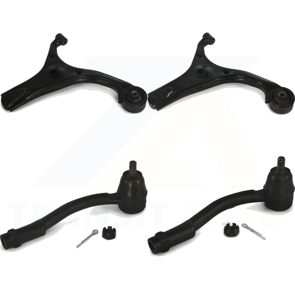 Front Suspension Control Arm And Tie Rod End Kit For 2006-2011 Hyundai Accent K72-100990
