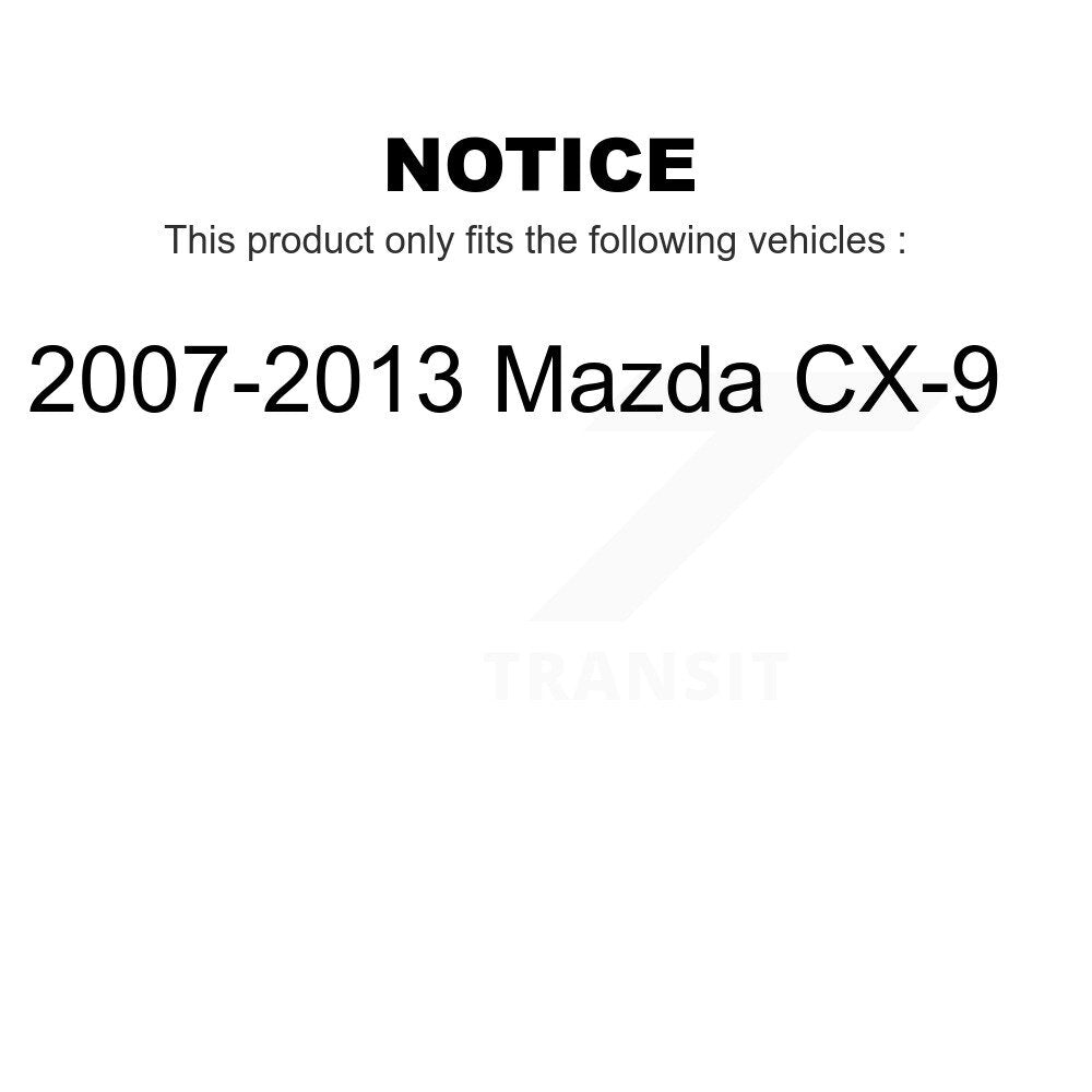 Front Suspension Control Arm And Tie Rod End Kit For 2007-2013 Mazda CX-9 K72-101007