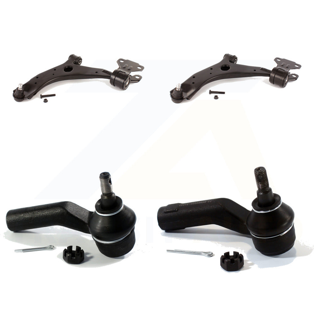 Front Suspension Control Arm And Tie Rod End Kit For 2010-2013 Mazda 3 Sport K72-101012