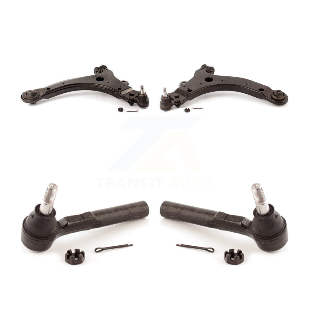 Front Suspension Control Arm Assembly And Tie Rod End Kit For 2005-2006 Chevrolet Uplander Buick Terraza Saturn Relay AWD KTR-102806