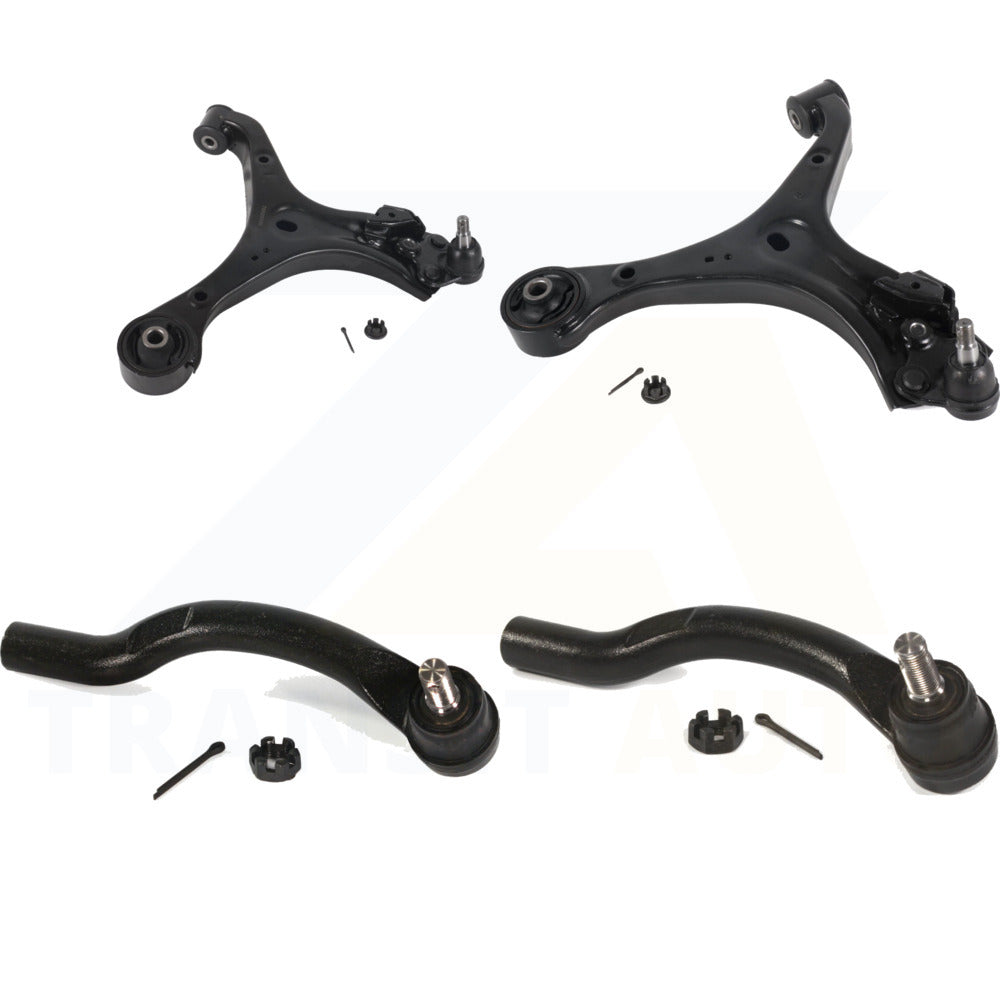 Front Suspension Control Arm Assembly And Tie Rod End Kit For 2014-2015 Honda Civic Si KTR-104346