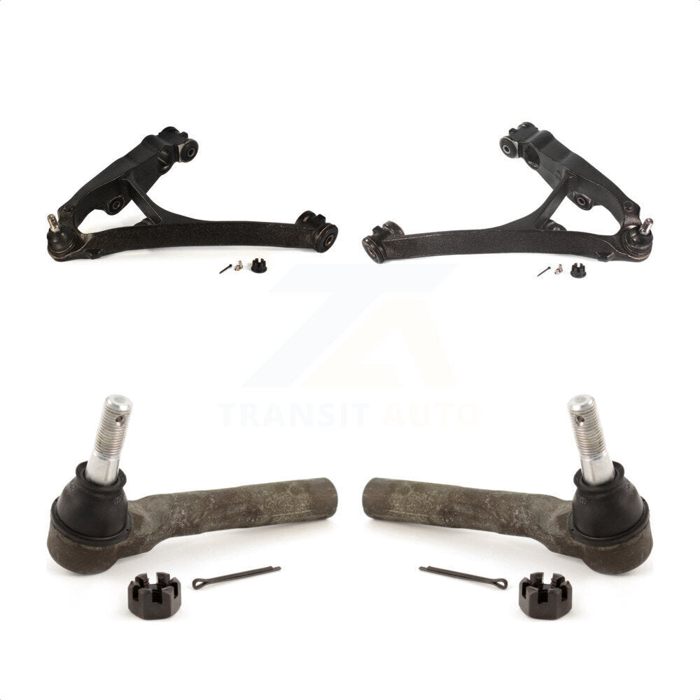 Front Suspension Control Arm Assembly And Tie Rod End Kit For Chevrolet Express 1500 2500 GMC Savana AWD KTR-102868