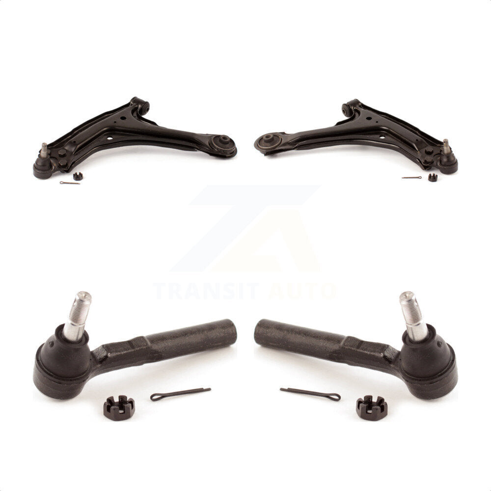 Front Suspension Control Arm Assembly And Tie Rod End Kit For Chevrolet Pontiac Grand Am Malibu Oldsmobile Alero Classic Cutlass KTR-102804