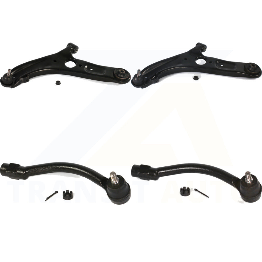 Front Suspension Control Arm Assembly And Tie Rod End Kit For Hyundai Elantra Veloster GT Coupe KTR-102688