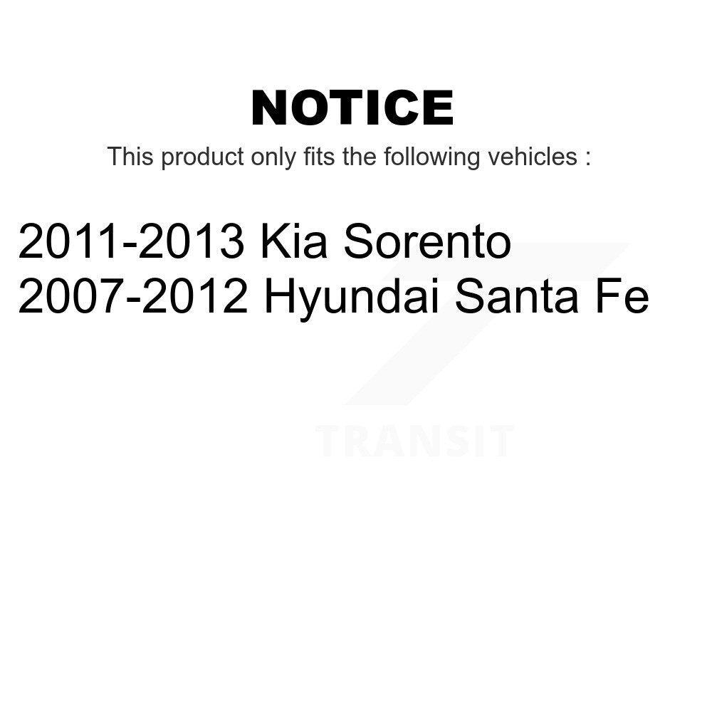 Front Suspension Control Arm Assembly And Tie Rod End Kit For Hyundai Santa Fe Kia Sorento KTR-102676