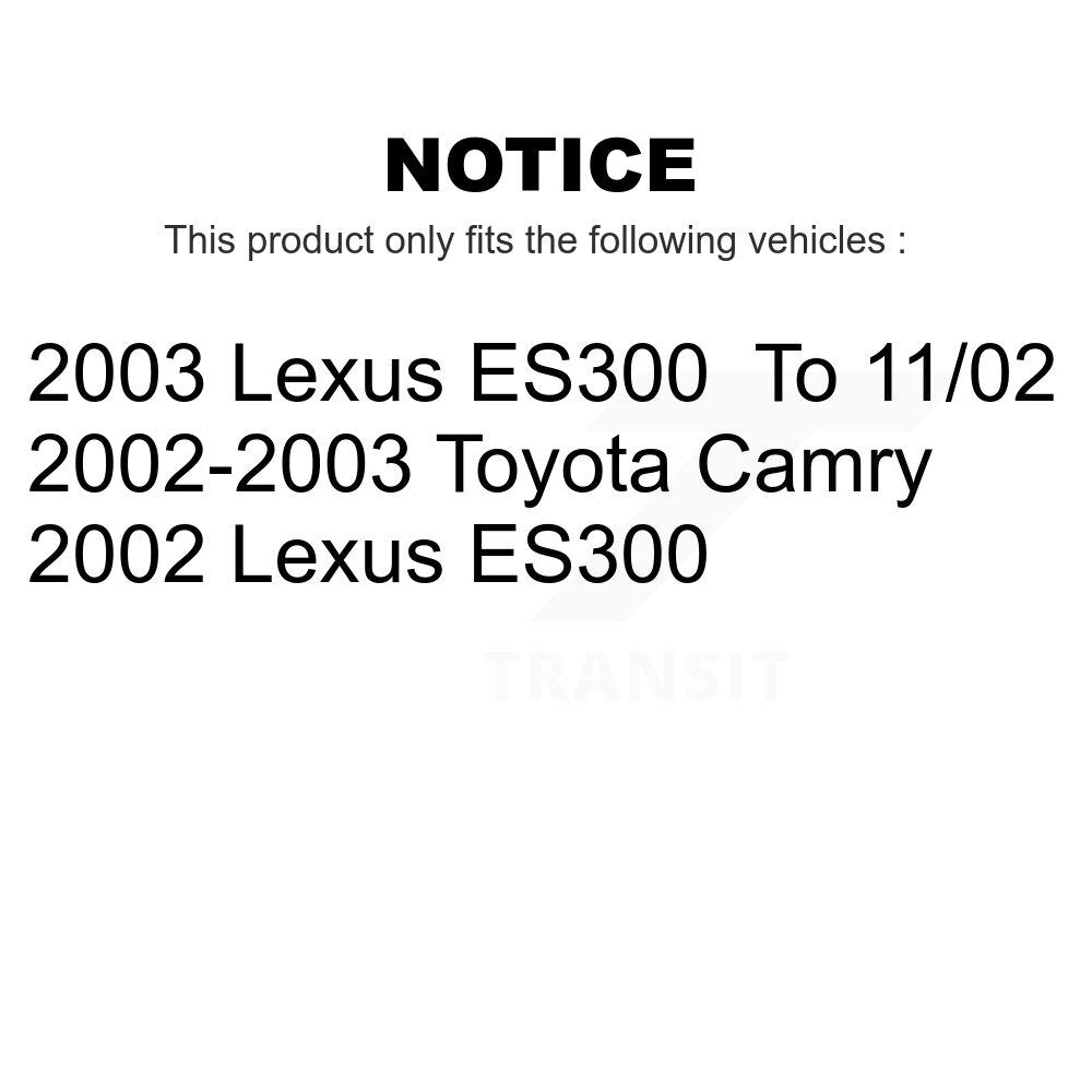 Front Suspension Control Arm Assembly And Tie Rod End Kit For Toyota Camry Lexus ES300 KTR-103114