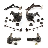 Front Suspension Control Arm Steering Tie Rod End Stabilizer Bar Link Ball Joint Kit (8Pc) For Audi A3 Quattro Without Sport KTR-104561