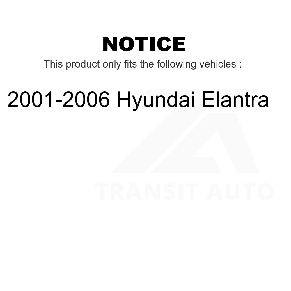 Front Suspension Stabilizer Bar Link Kit 72-K90358 For 2001-2006 Hyundai Elantra