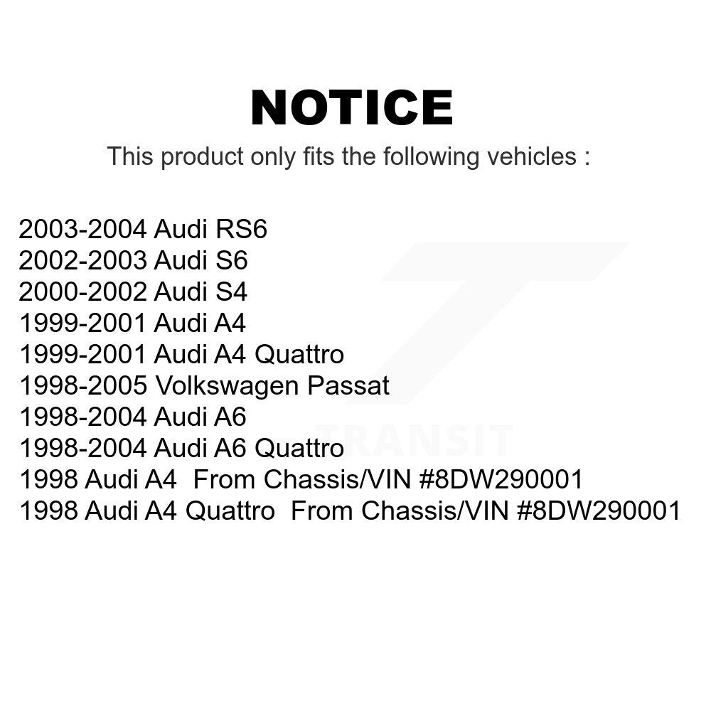 Front Suspension Stabilizer Bar Link Kit For Volkswagen Passat Audi A6 Quattro A4 S4 RS6 S6 KTR-100918