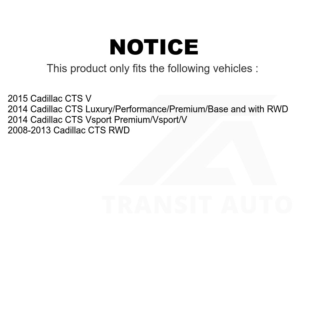 Front Suspension Stabilizer Bar Link Kit TOR-K750190 For Cadillac CTS