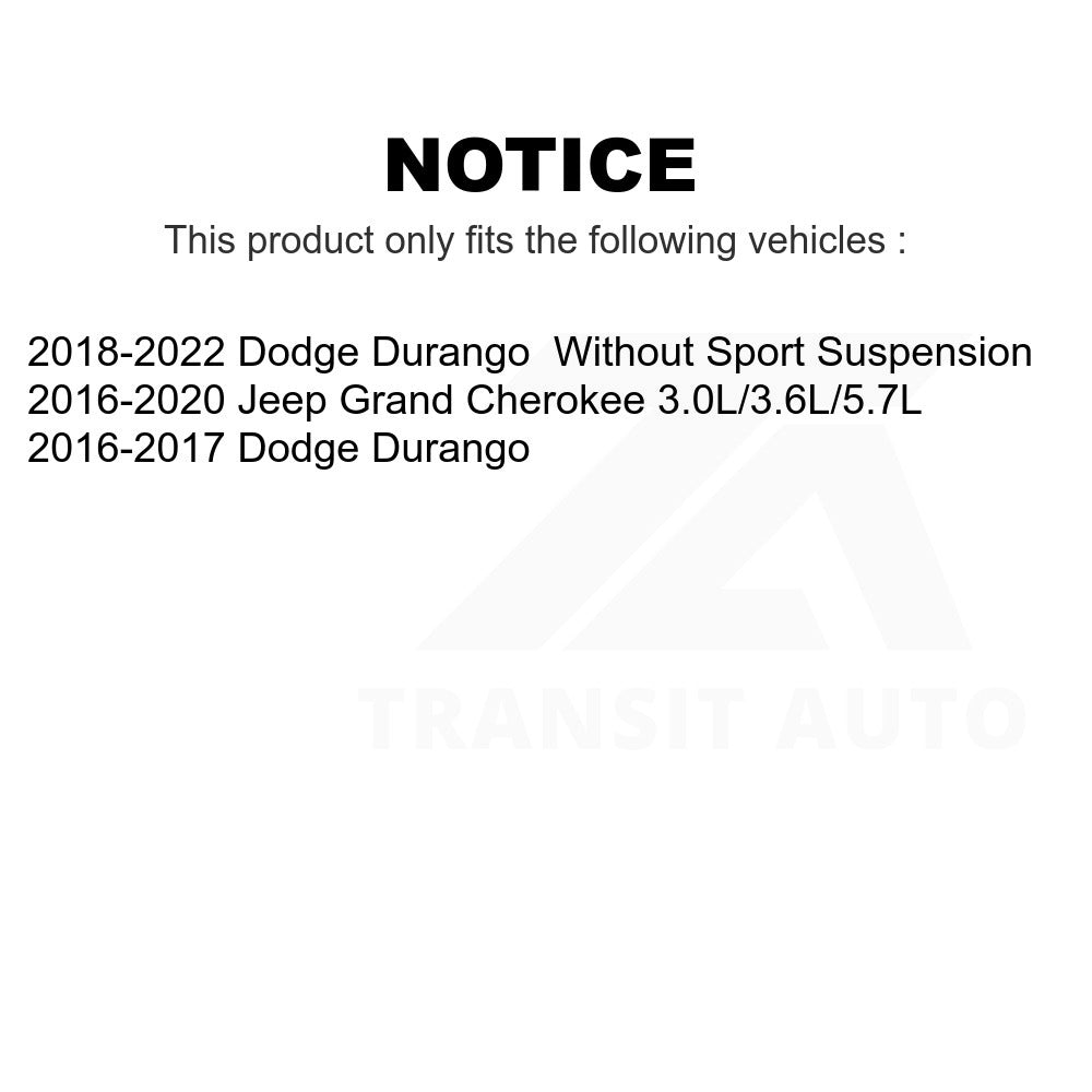 Front Suspension Stabilizer Bar Link Kit TOR-K750887 For Jeep Grand Cherokee Dodge Durango