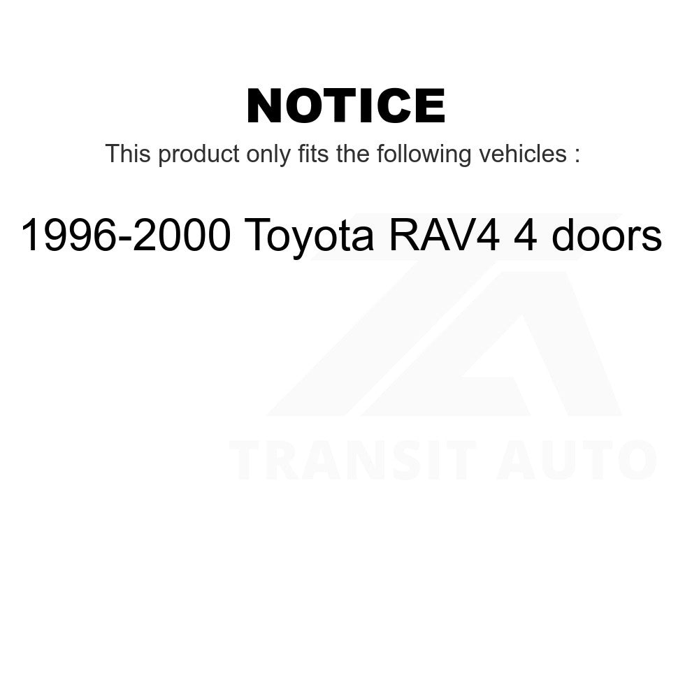 Front Suspension Stabilizer Bar Link Kit TOR-K80601 For 1996-2000 Toyota RAV4 4 doors
