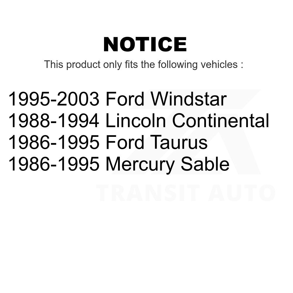 Front Suspension Stabilizer Bar Link Kit TOR-K8702 For Ford Windstar Taurus Mercury Sable Lincoln Continental