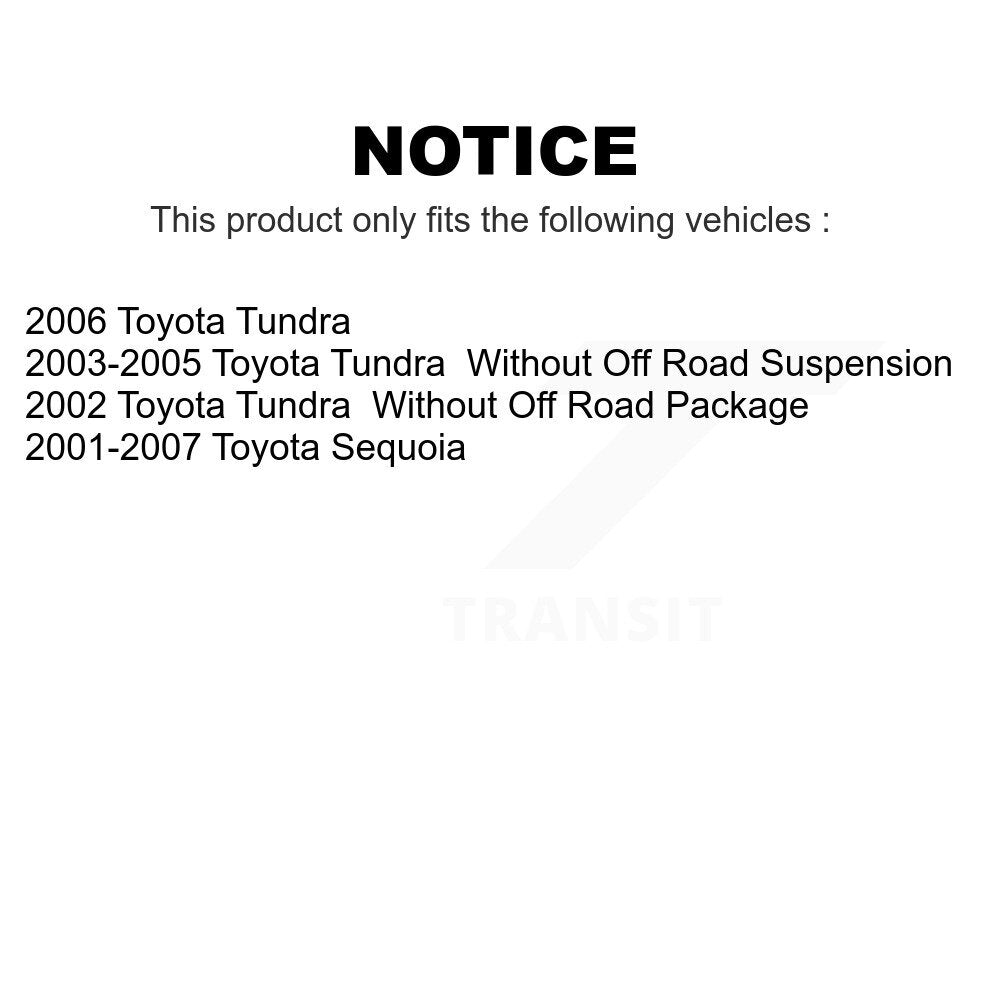 Front Suspension Stabilizer Bar Link Pair For Toyota Tundra Sequoia KTR-100826