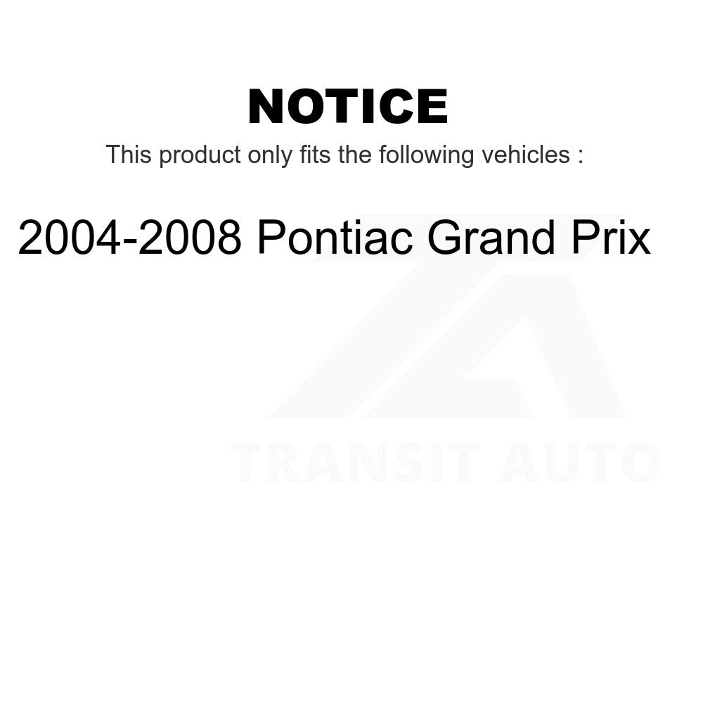 Front Suspension Strut Coil Spring Assembly 78A-11024 For 2004-2008 Pontiac Grand Prix