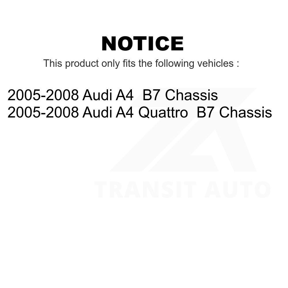 Front Suspension Strut Coil Spring Assembly 78A-11080 For 2005-2008 Audi A4 Quattro B7 Chassis with Standard