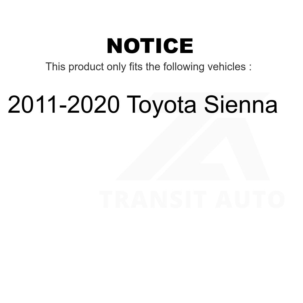 Front Suspension Strut Hardware Kit 73-902033 For 2011-2020 Toyota Sienna