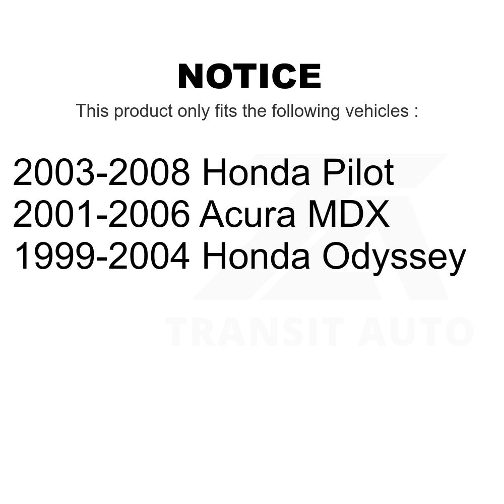 Front Suspension Strut Hardware Kit 73-904975 For Honda Pilot Odyssey Acura MDX