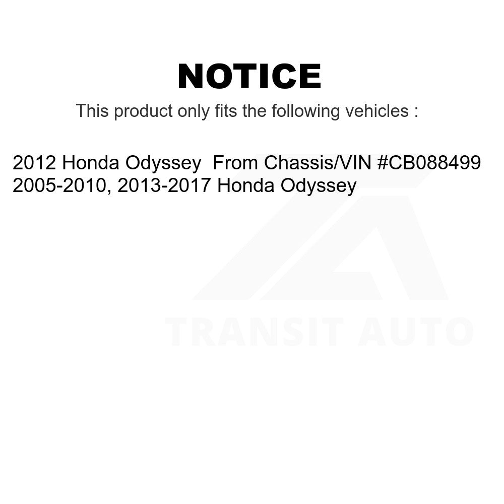 Front Suspension Strut Hardware Kit 73-905904 For Honda Odyssey