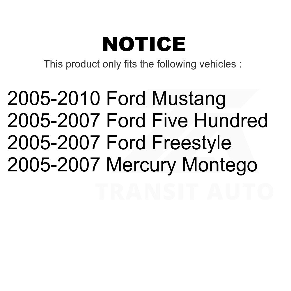 Front Suspension Strut Hardware Kit 73-905915 For Ford Mustang Five Hundred Freestyle Mercury Montego