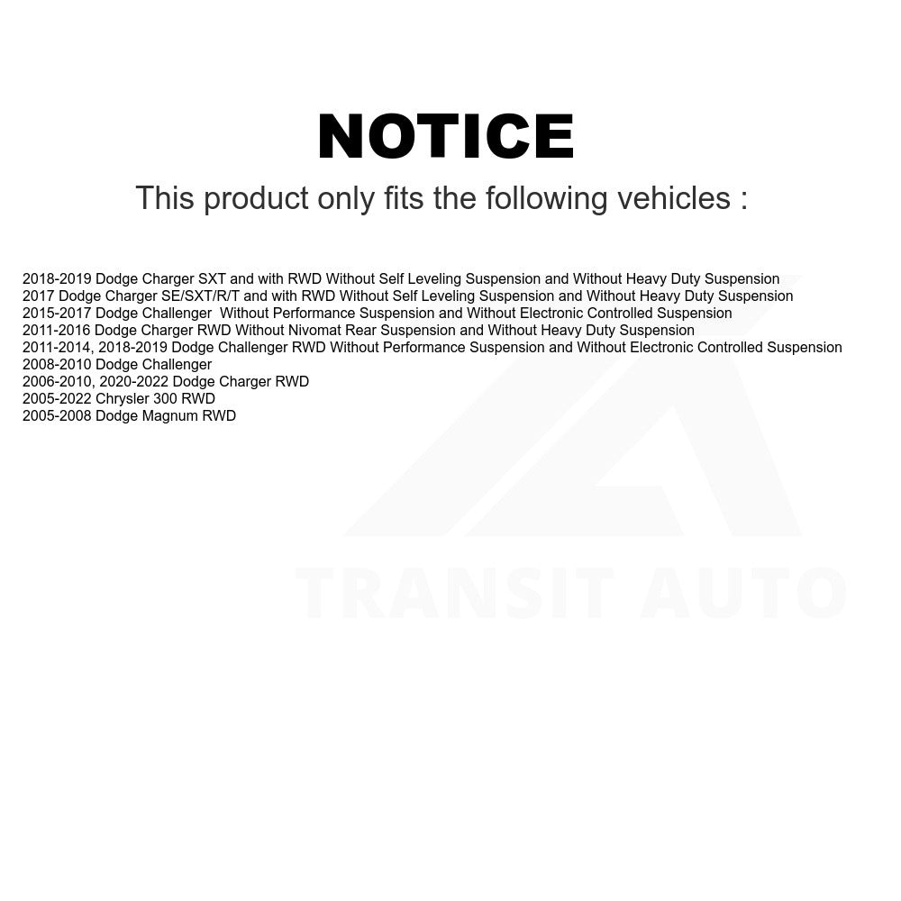 Front Suspension Strut Hardware Kit 73-905966 For Dodge Charger Chrysler 300 Challenger Magnum