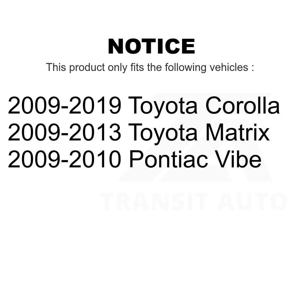 Front Suspension Strut Hardware Kit 73-908942 For Toyota Corolla Matrix Pontiac Vibe