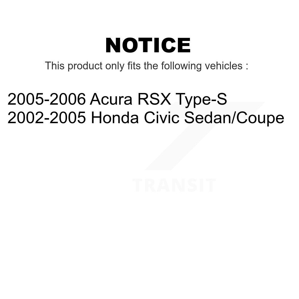 Front Suspension Strut Shock Mounting Kit For Honda Civic Acura RSX K73-100177