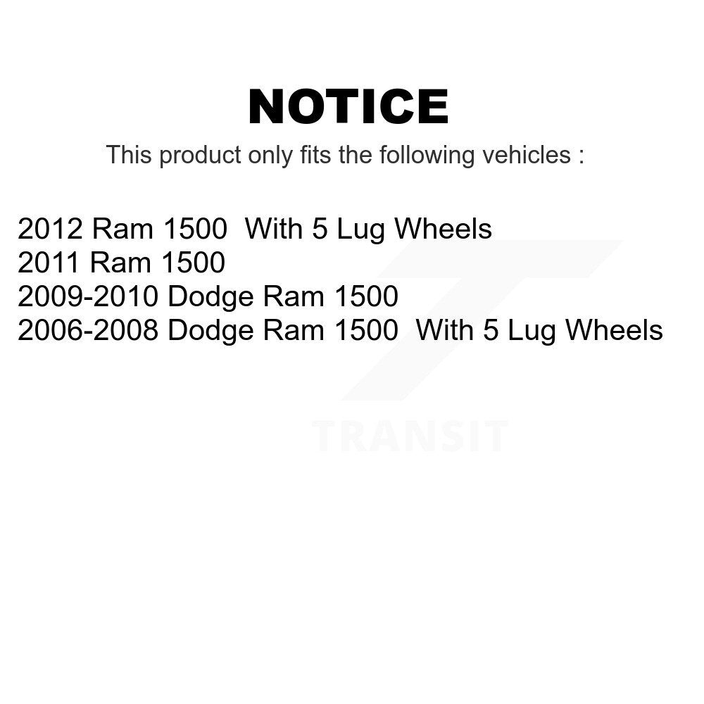 Front Tie Rod End Kit For Dodge Ram 1500 K72-100770