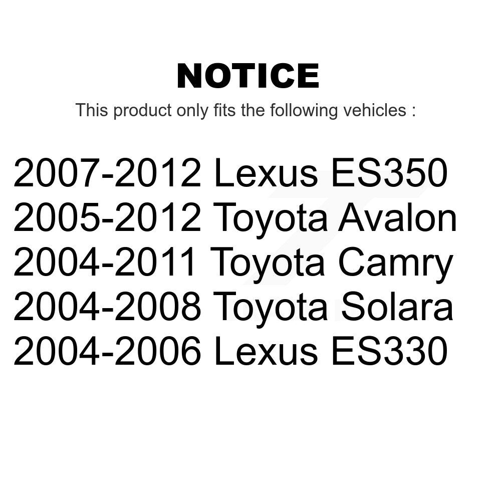 Front Tie Rod End Kit For Toyota Camry Lexus Avalon ES350 Solara ES330 K72-101263