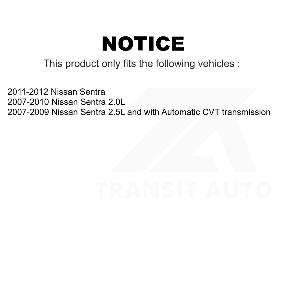 Front To Frame Suspension Stabilizer Bar Bushing Kit TOR-K200615 For Nissan Sentra