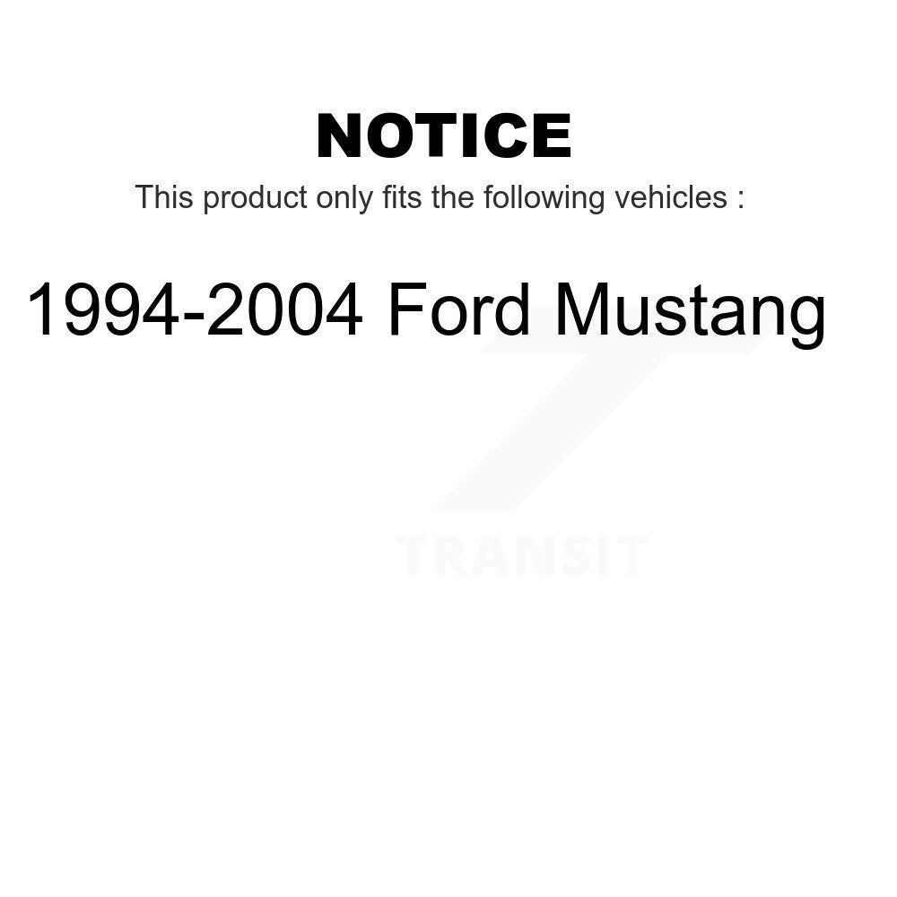 Front Wheel Bearing And Hub Assembly Pair For 1994-2004 Ford Mustang K70-100252