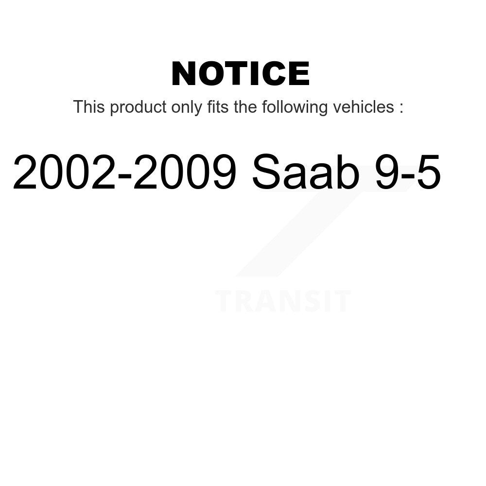 Front Wheel Bearing And Hub Assembly Pair For 2002-2009 Saab 9-5 K70-100276