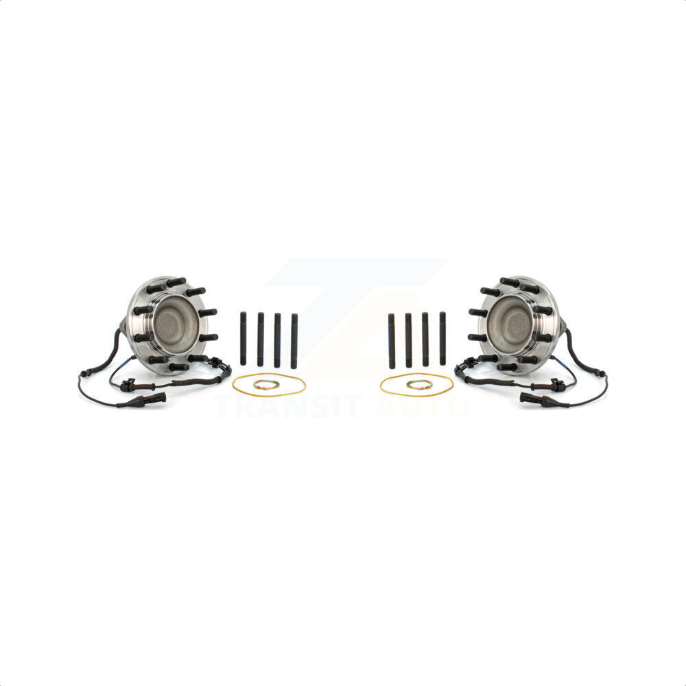 Front Wheel Bearing And Hub Assembly Pair For 2005-2010 Ford F-450 Super Duty F-550 4 X 2 K70-100435