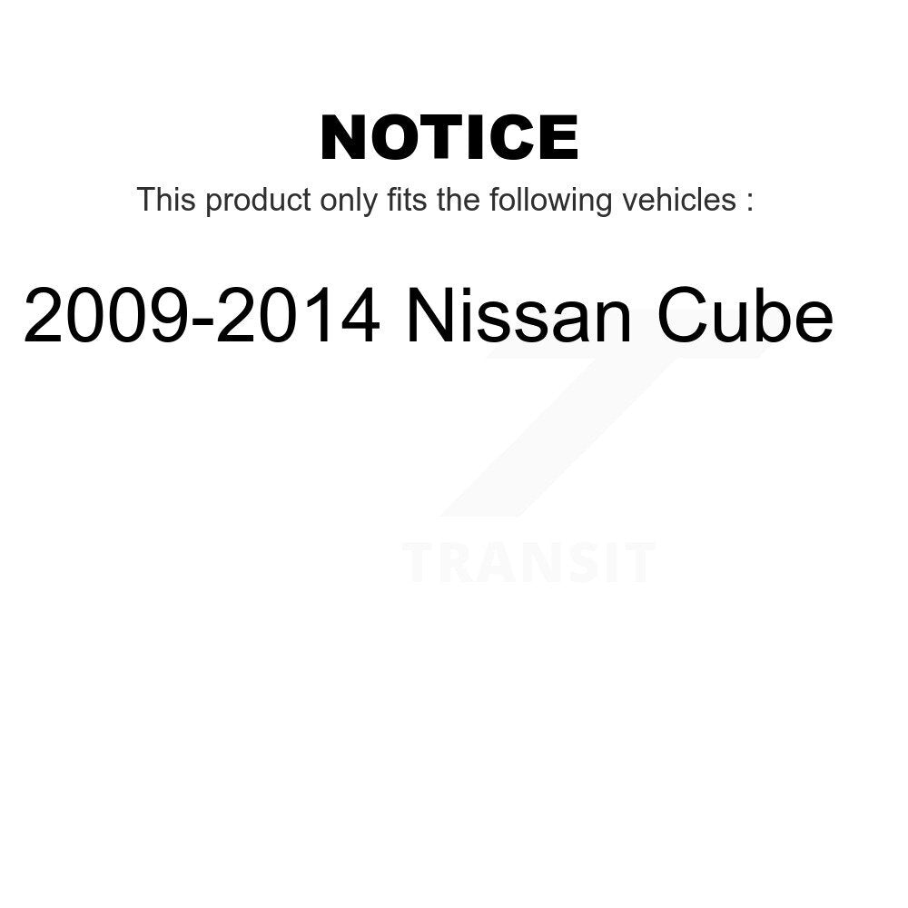 Front Wheel Bearing And Hub Assembly Pair For 2009-2014 Nissan Cube K70-100363