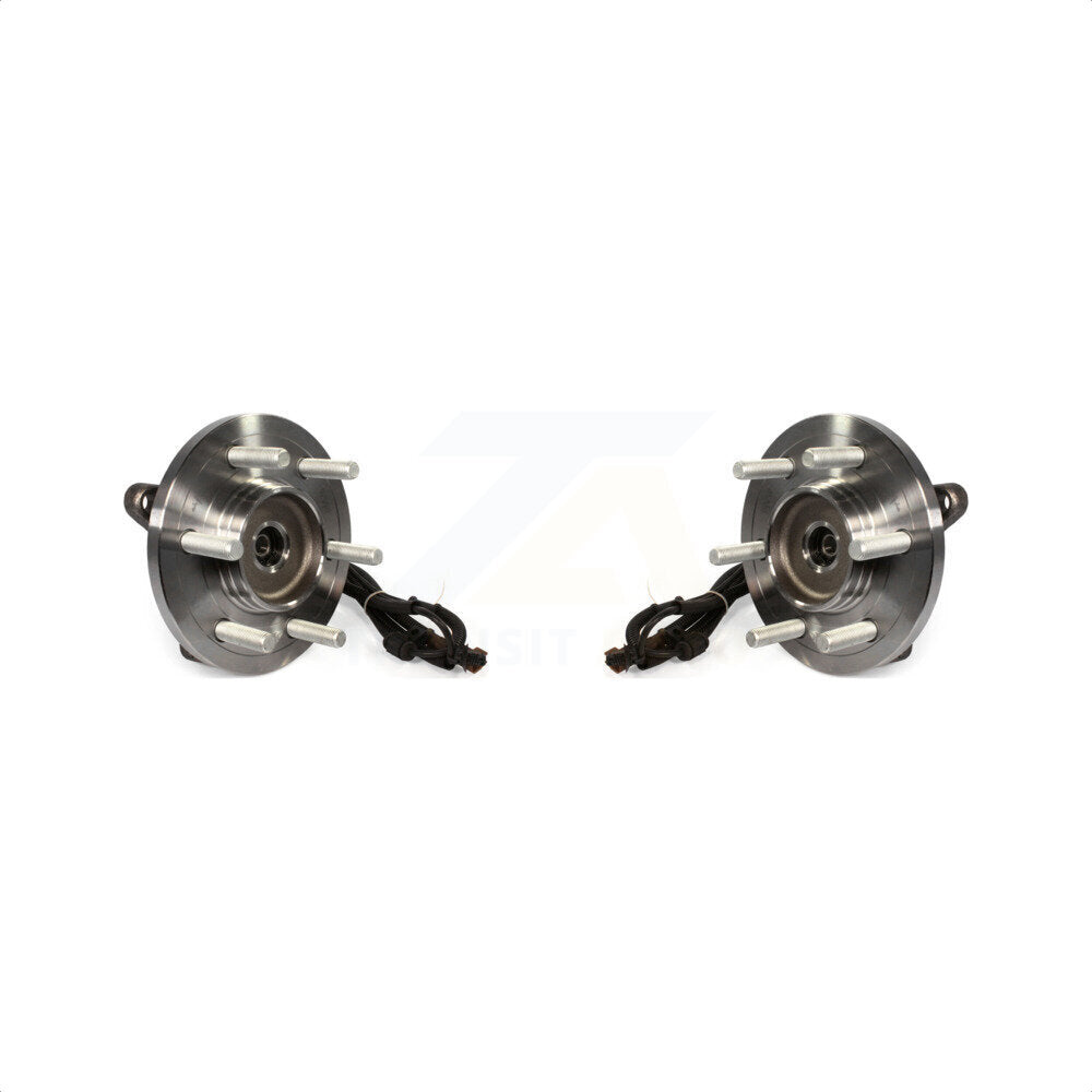 Front Wheel Bearing And Hub Assembly Pair For 2015-2017 Ford F-150 4WD K70-101421