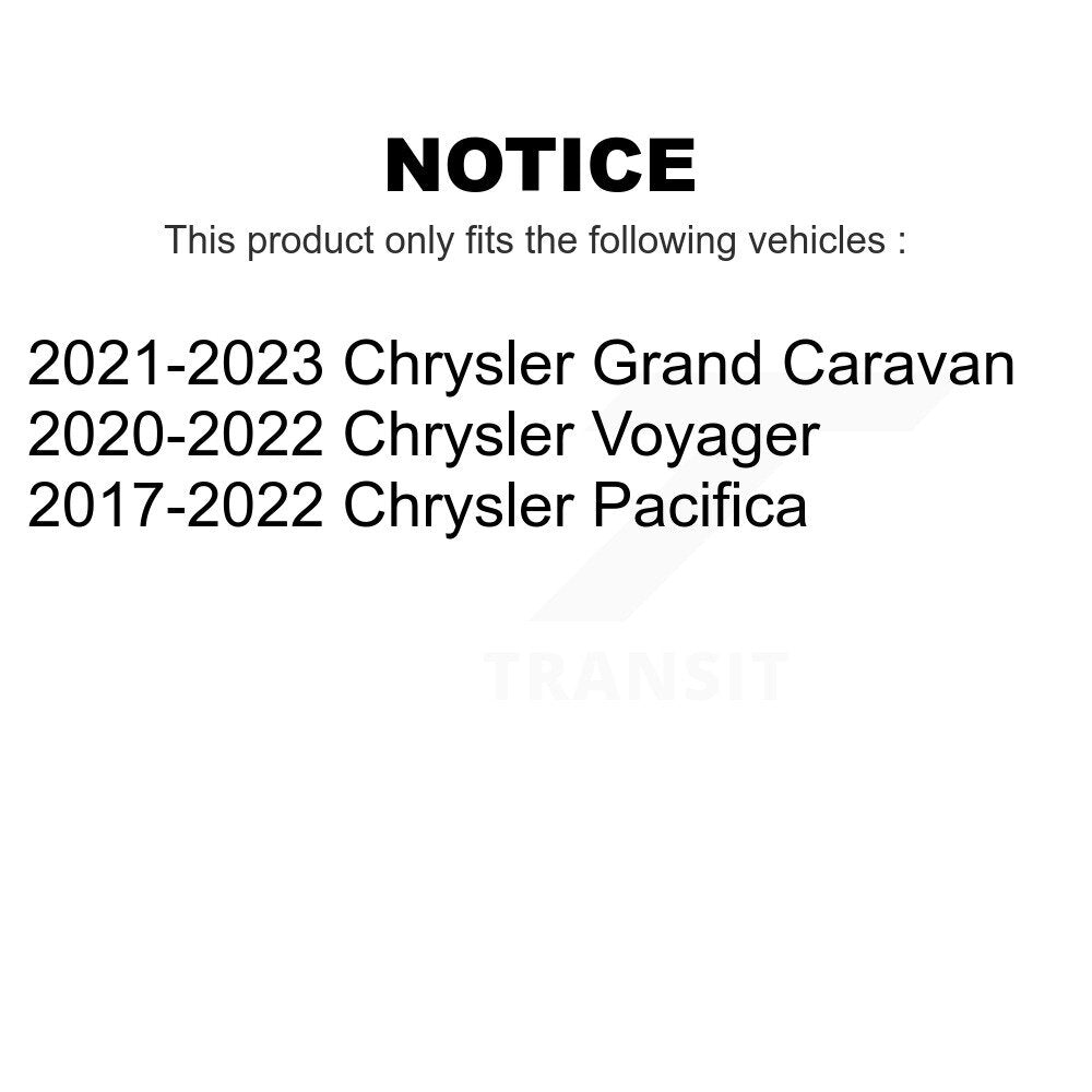 Front Wheel Bearing And Hub Assembly Pair For Chrysler Pacifica Voyager Grand Caravan K70-101494