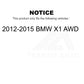 Front Wheel Bearing Hub Assembly 70-513332 For 2012-2015 BMW X1 AWD