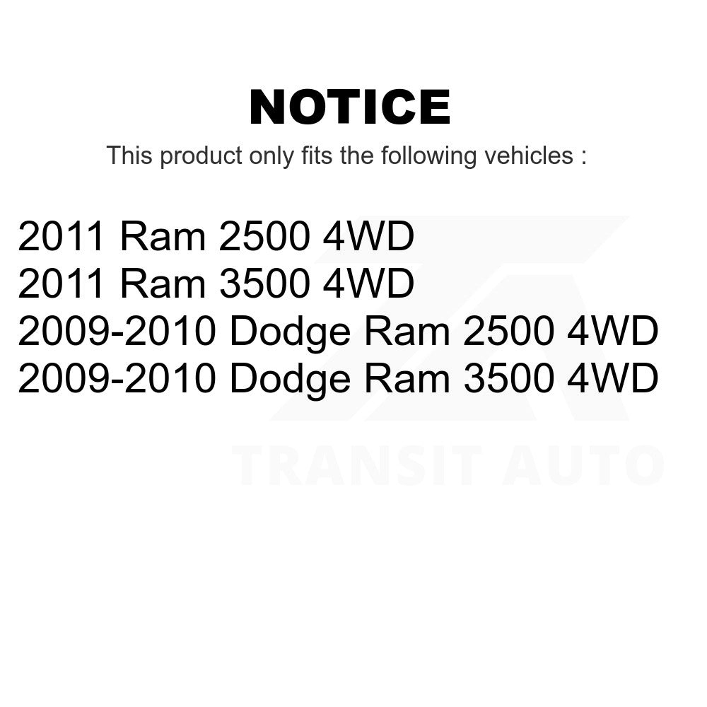 Front Wheel Bearing Hub Assembly 70-515122 For Dodge Ram 2500 3500 4WD